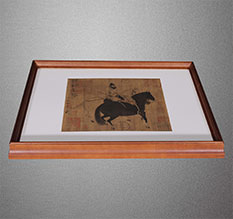 临桂书画装裱配框服务案例